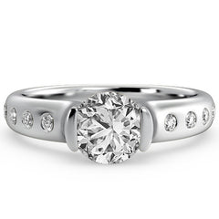 Modern Bezel Engagement Ring
