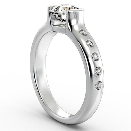 Modern Bezel Engagement Ring