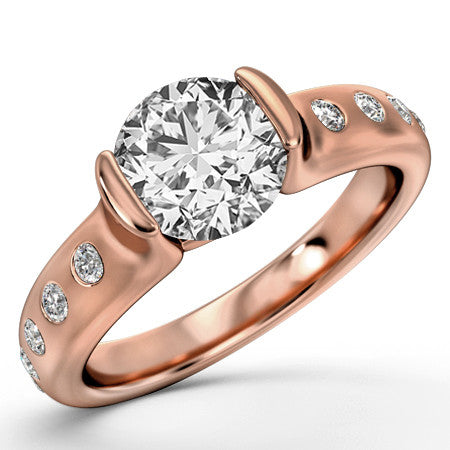Modern Bezel Engagement Ring