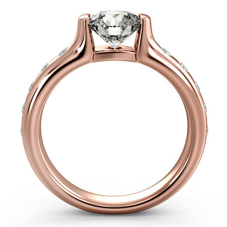Modern Bezel Engagement Ring