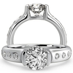 Modern Bezel Engagement Ring