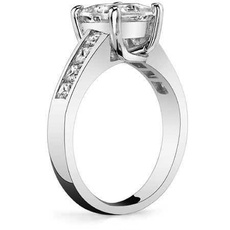 Princess Trellis Moissanite Engagement Ring