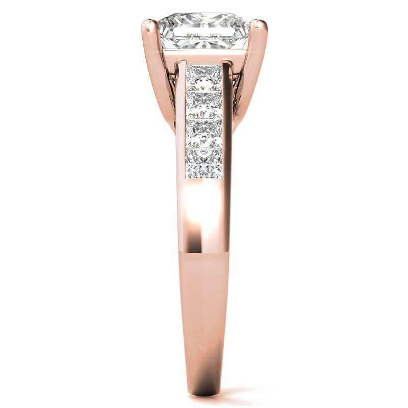 Princess Trellis Moissanite Engagement Ring