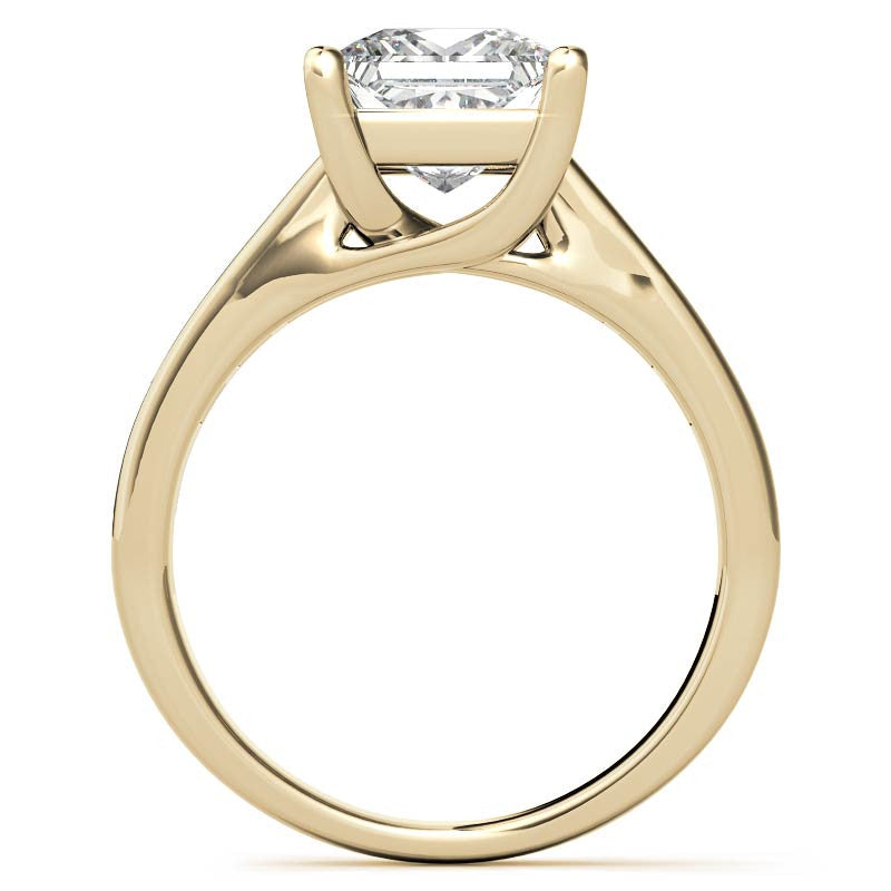 Princess Trellis Moissanite Engagement Ring