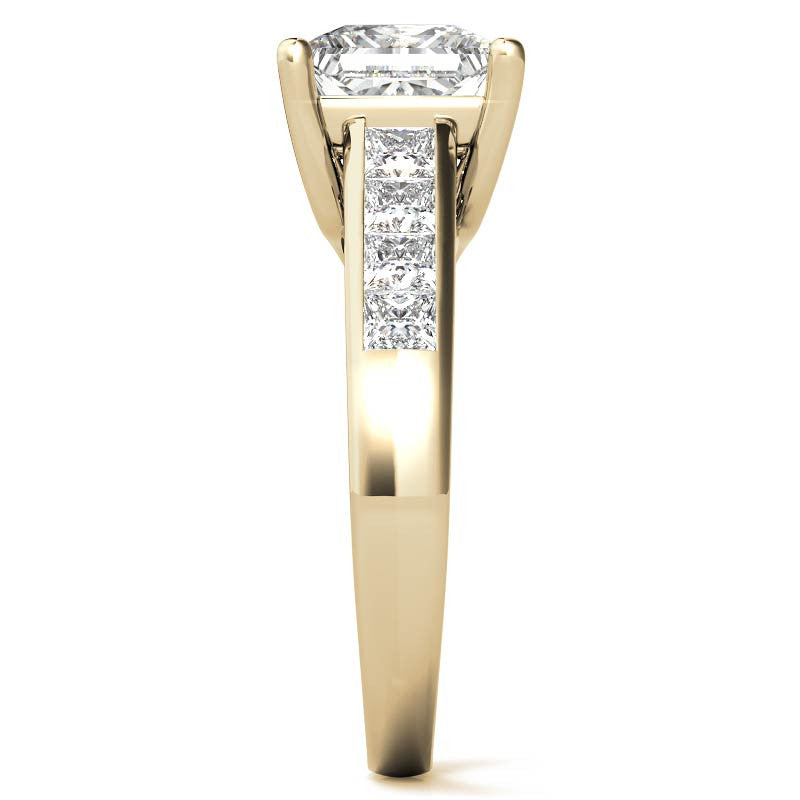 Princess Trellis Moissanite Engagement Ring