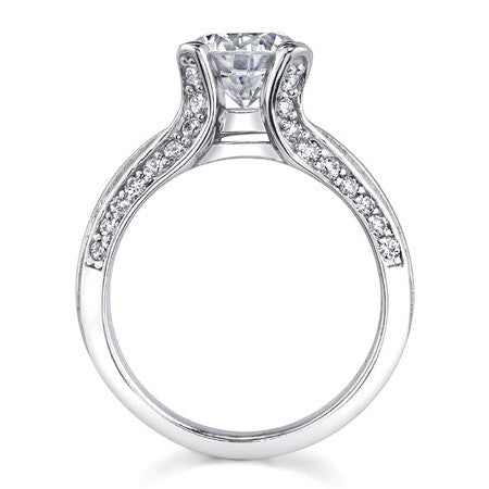 Round Brilliant Moissanite Engagement Ring