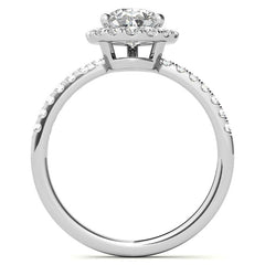 Classic Pear Moissanite Engagement Ring