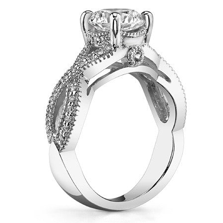 Round Brilliant Moissanite Engagement Ring