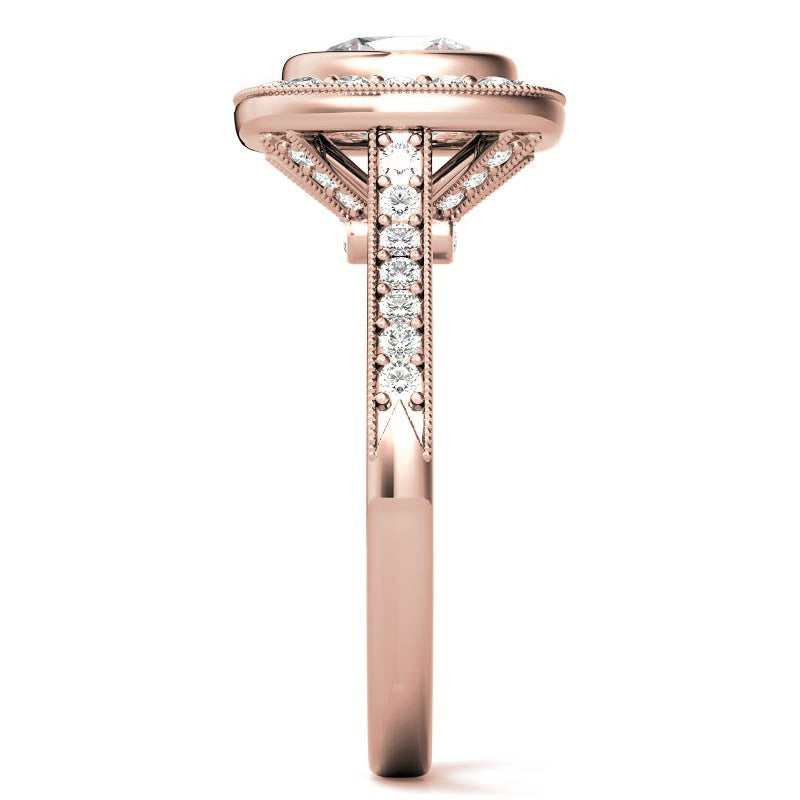 Legacy Cushion Moissanite Engagement Ring