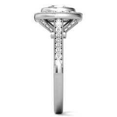 Legacy Cushion Moissanite Engagement Ring