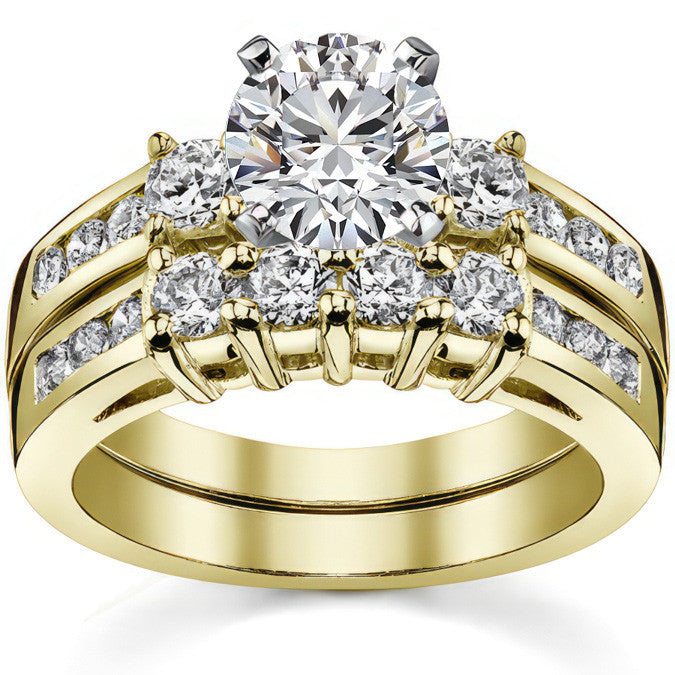 Round Brilliant Moissanite Engagement Setting (.48ct)
