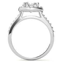 Embrace Round Brilliant Moissanite Engagement Ring