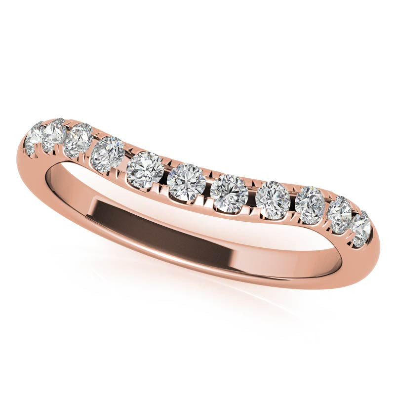 Three-Stone Oval Trellis Moissanite Engagement Ring