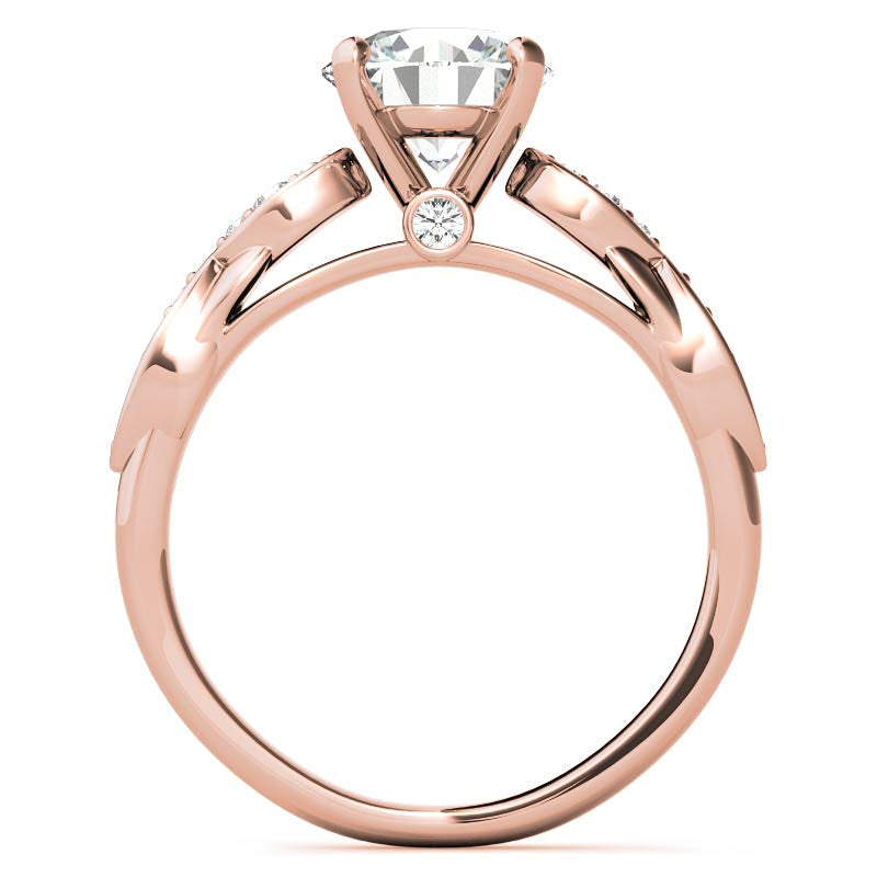 Round Brilliant Moissanite Engagement Ring