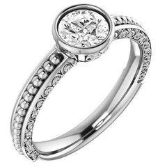 Bezel Accented Solitaire