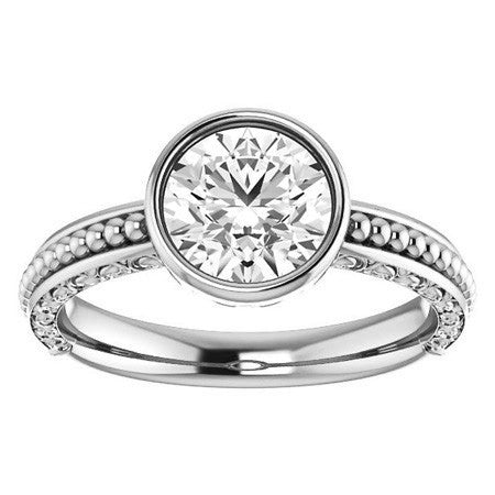 Bezel Accented Solitaire
