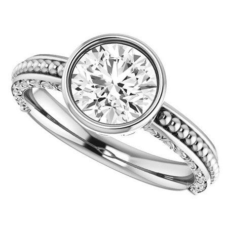 Bezel Accented Solitaire