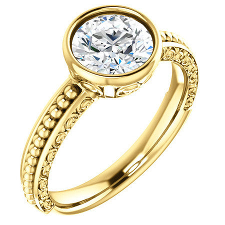 Bezel Accented Solitaire