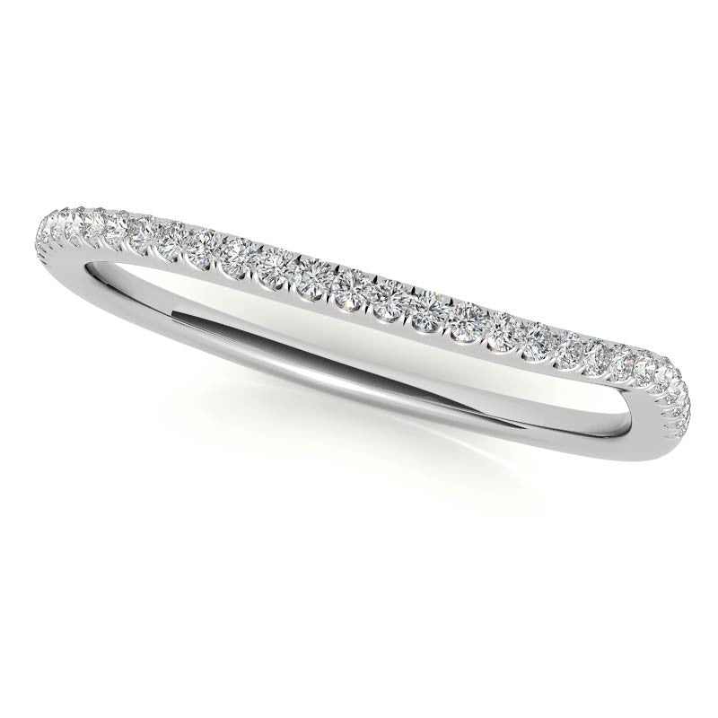 Multi Row Moissanite Engagement Ring