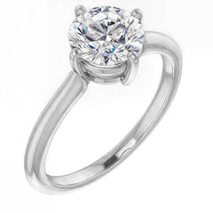 Round Brilliant Moissanite Solitaire Ring