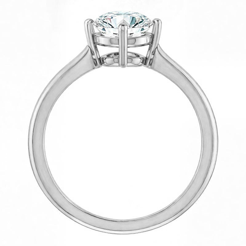 Round Brilliant Moissanite Solitaire Ring