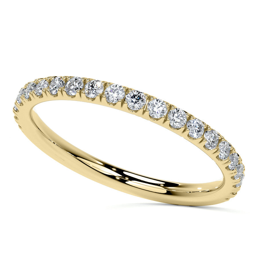 Cushion Petal Inspired Halo Moissanite Cathedral Engagement Ring