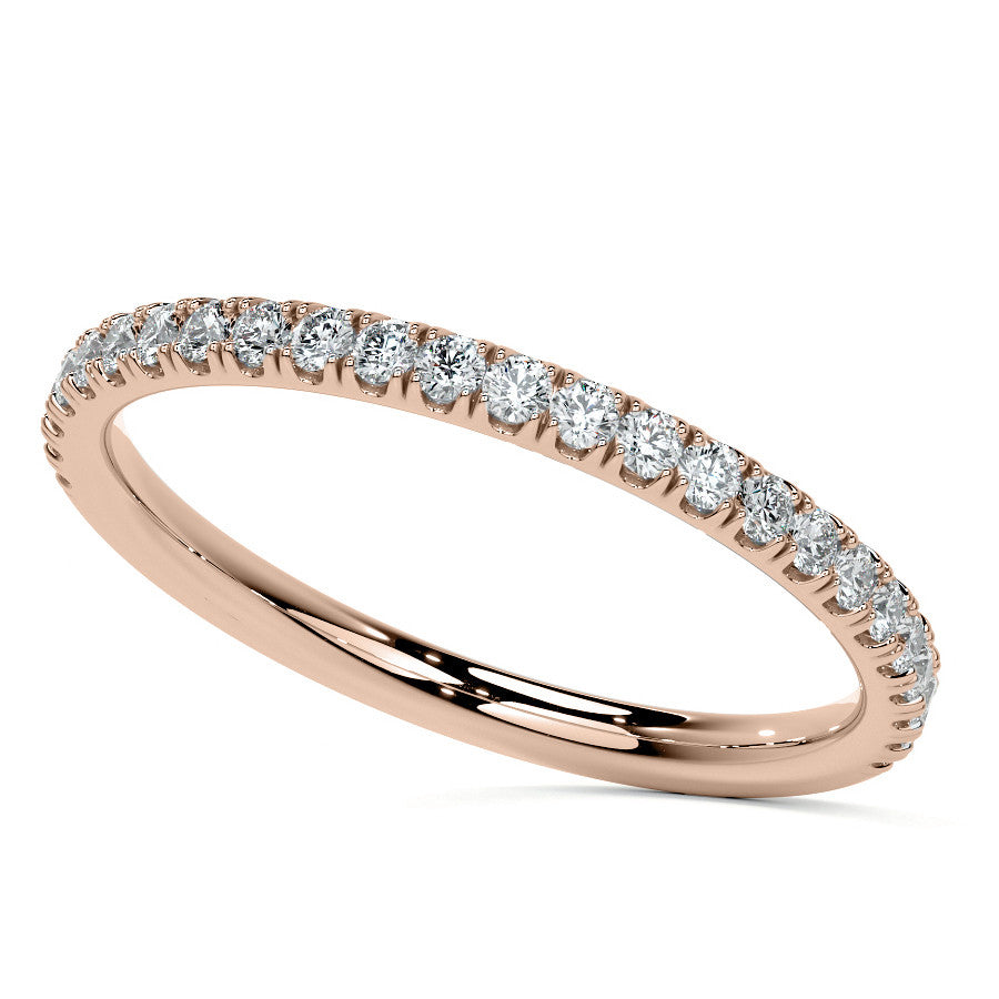 Petite 4-Prong Round Basket Moissanite Engagement Ring