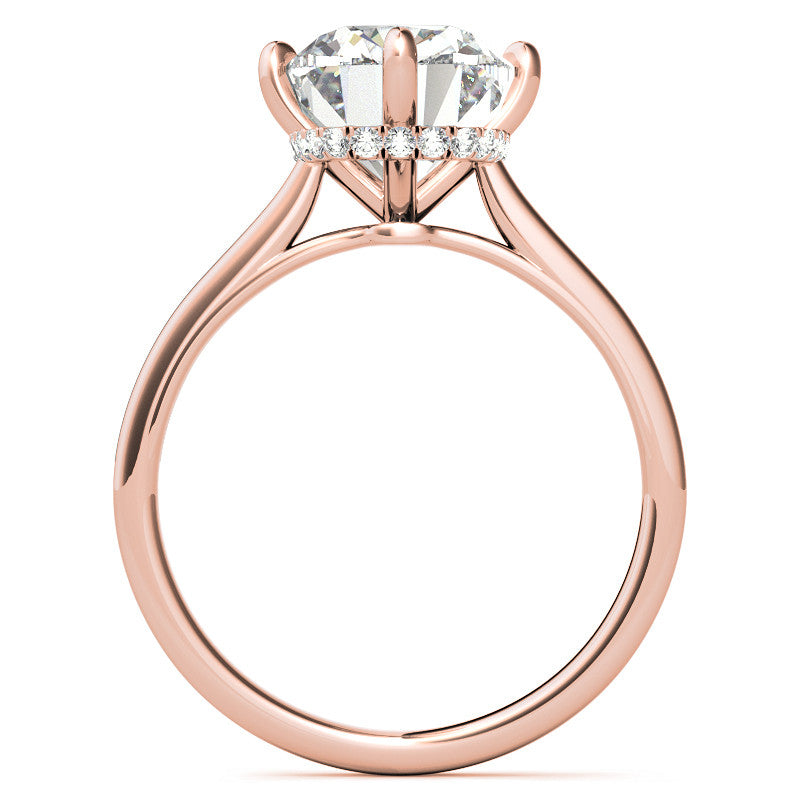 NSEW Rectangular Cushion Moissanite Engagement Ring