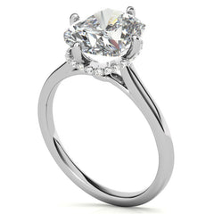 NSEW Rectangular Cushion Moissanite Engagement Ring