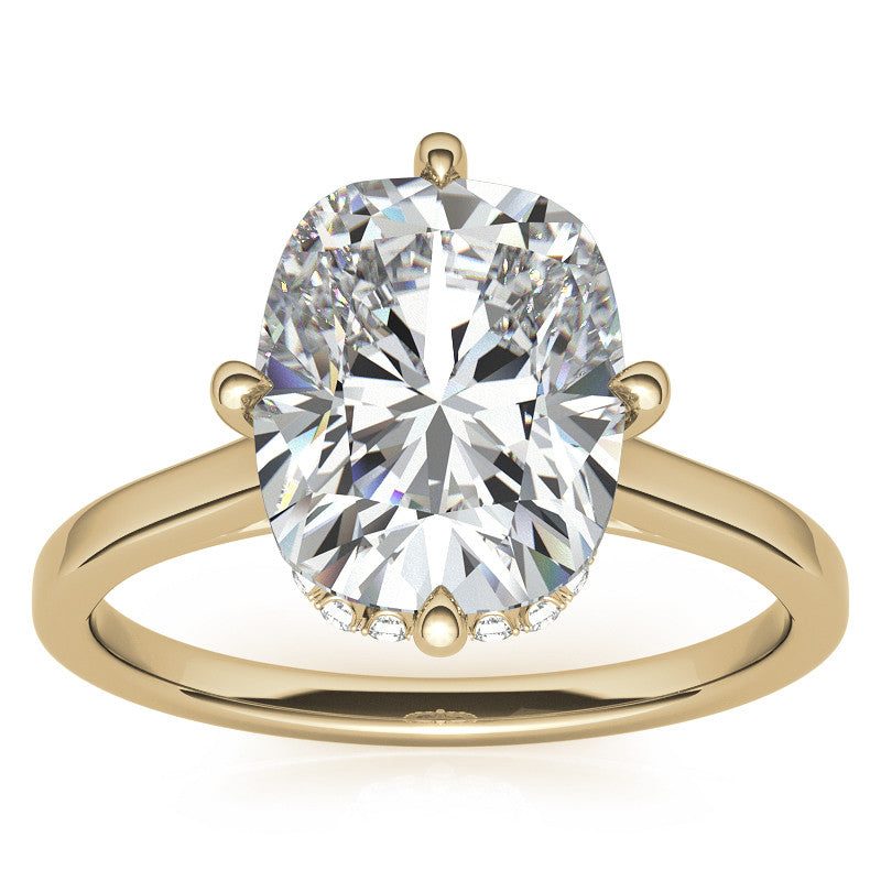 NSEW Rectangular Cushion Moissanite Engagement Ring
