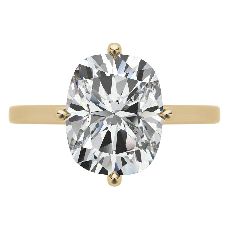 NSEW Rectangular Cushion Moissanite Engagement Ring