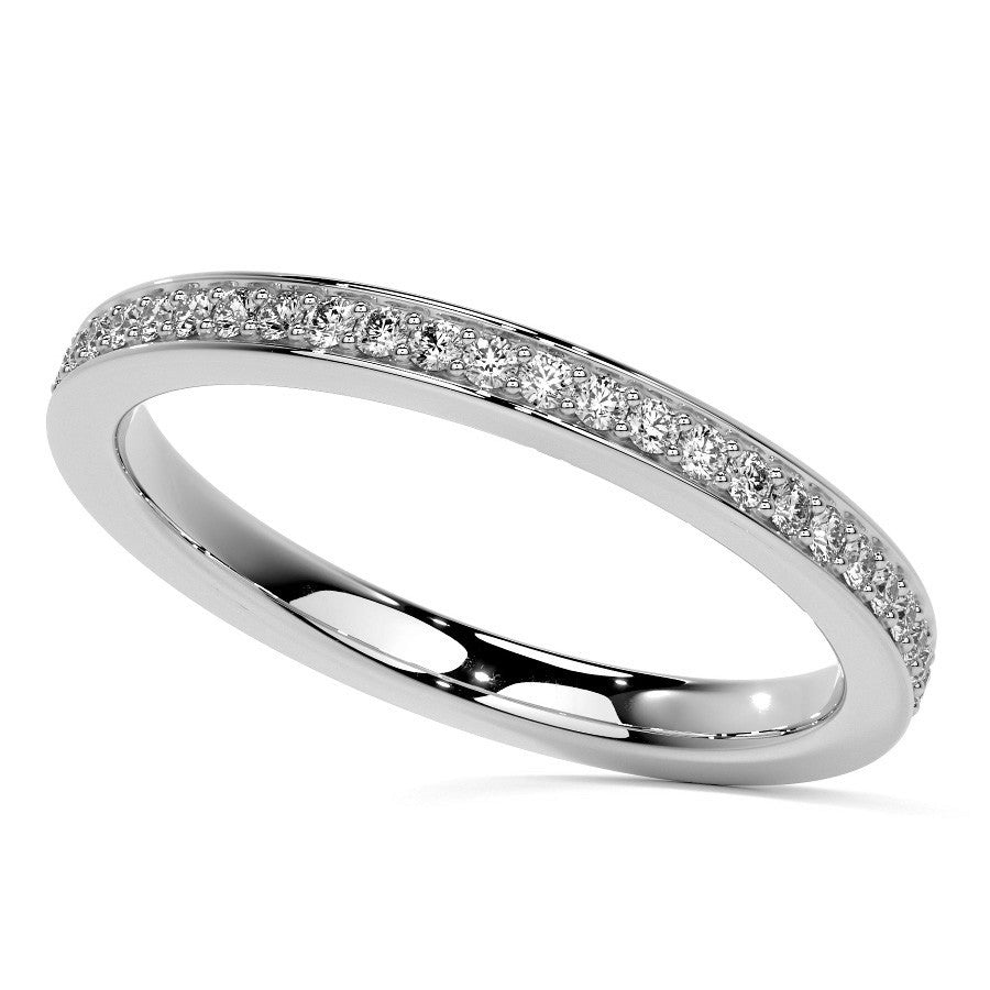 Round Sunburst Inspired Moissanite Engagement Ring