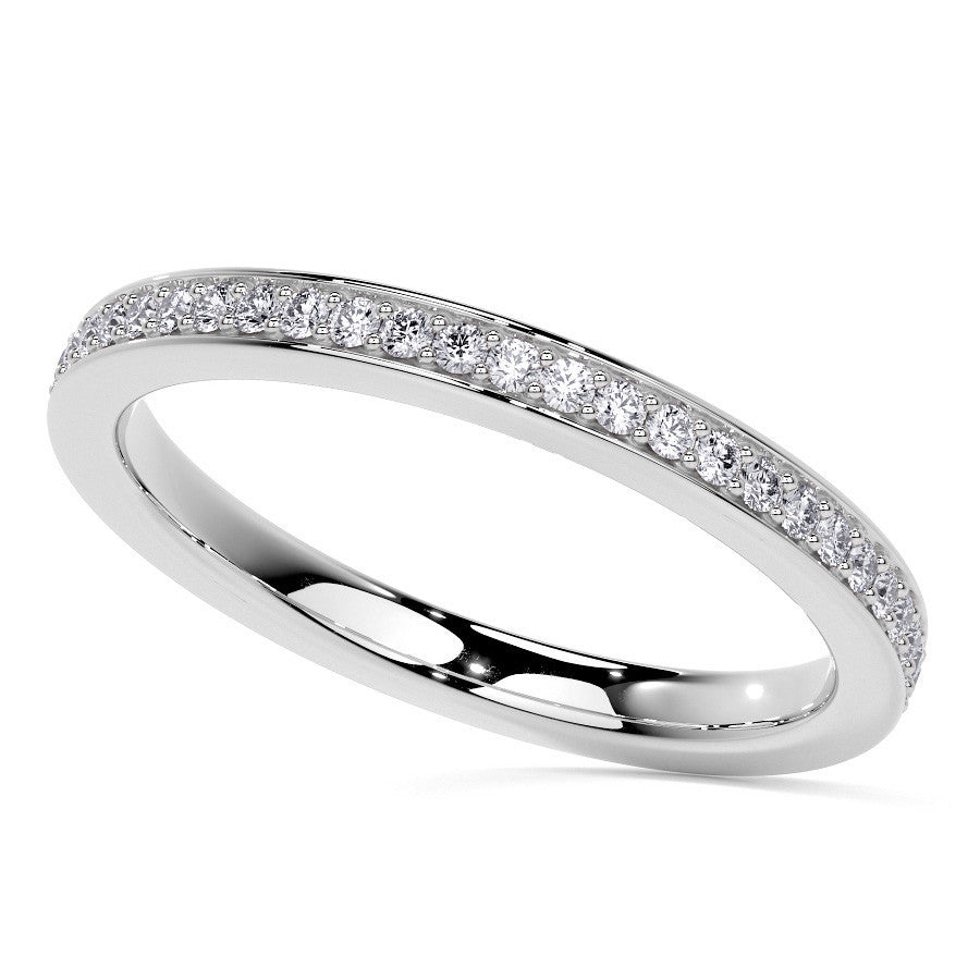 Round Halo Starburst Moissanite Engagement Ring