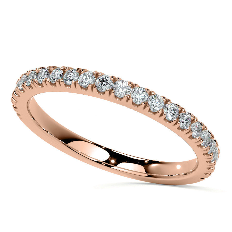 Asscher Moissanite Graduated Halo Engagement Ring