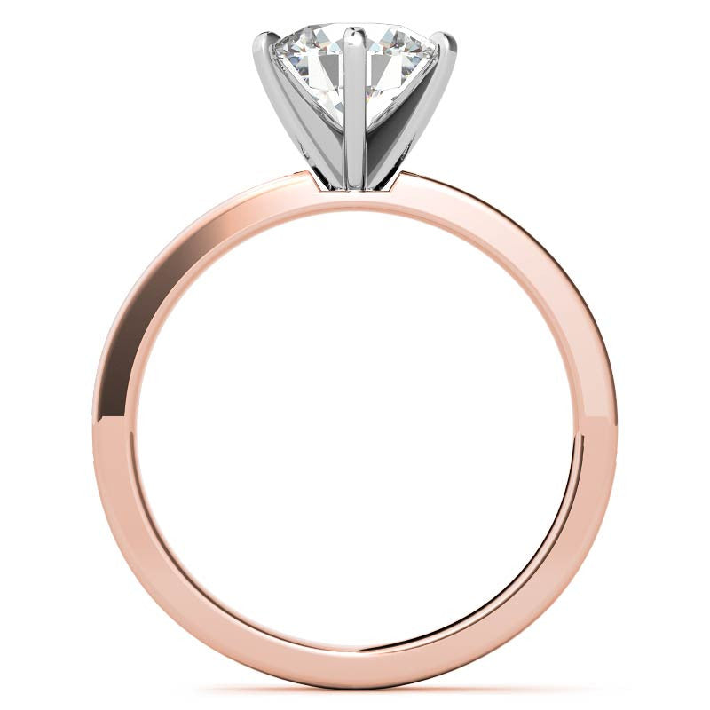 Moissanite Engagement Ring, 0.24ct Prong Set