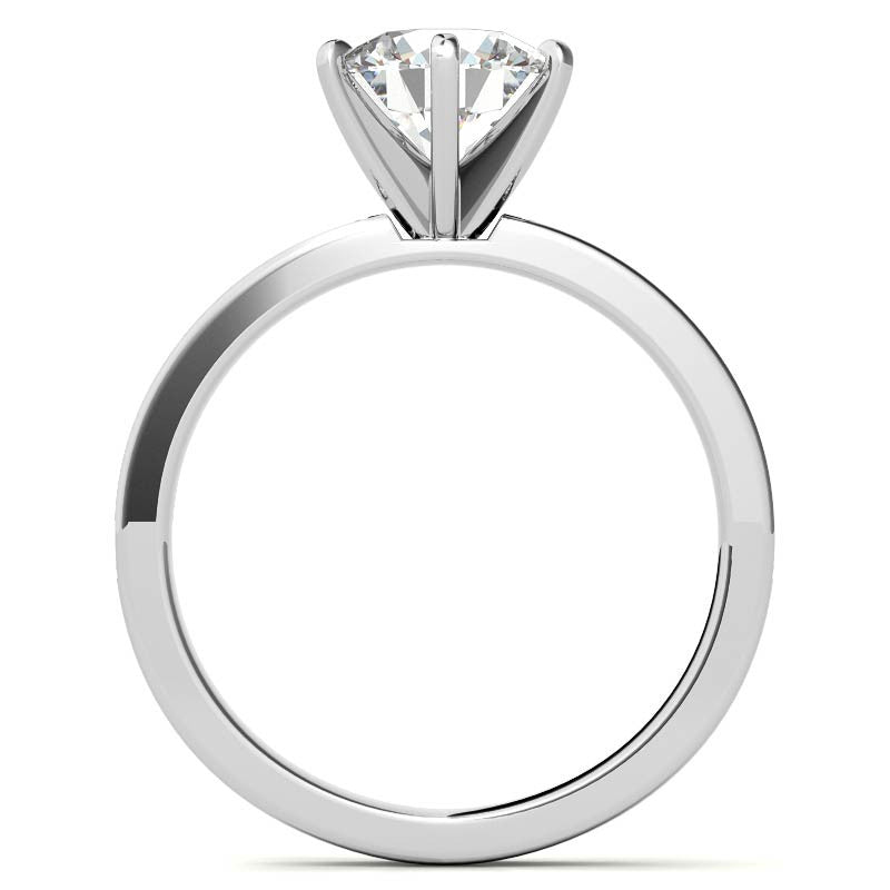 Moissanite Engagement Ring, 0.24ct Prong Set
