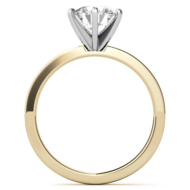 Moissanite Engagement Ring, 0.24ct Prong Set