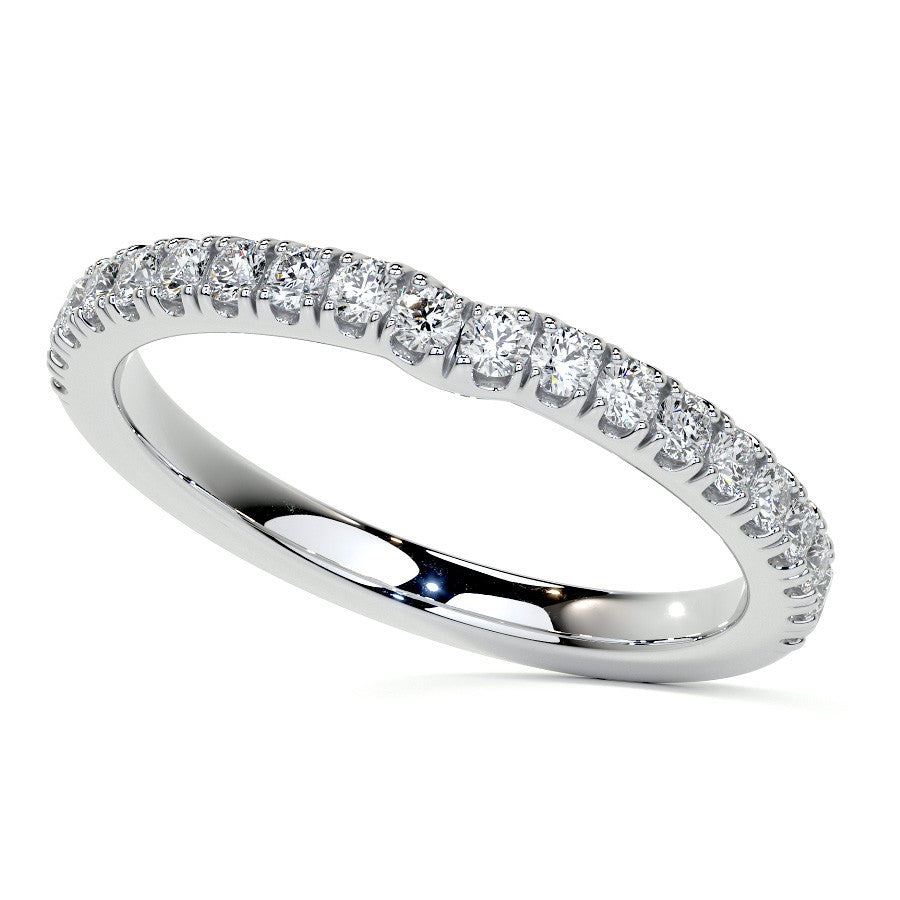 6-Prong Hidden Halo Round Brilliant Moissanite Ring