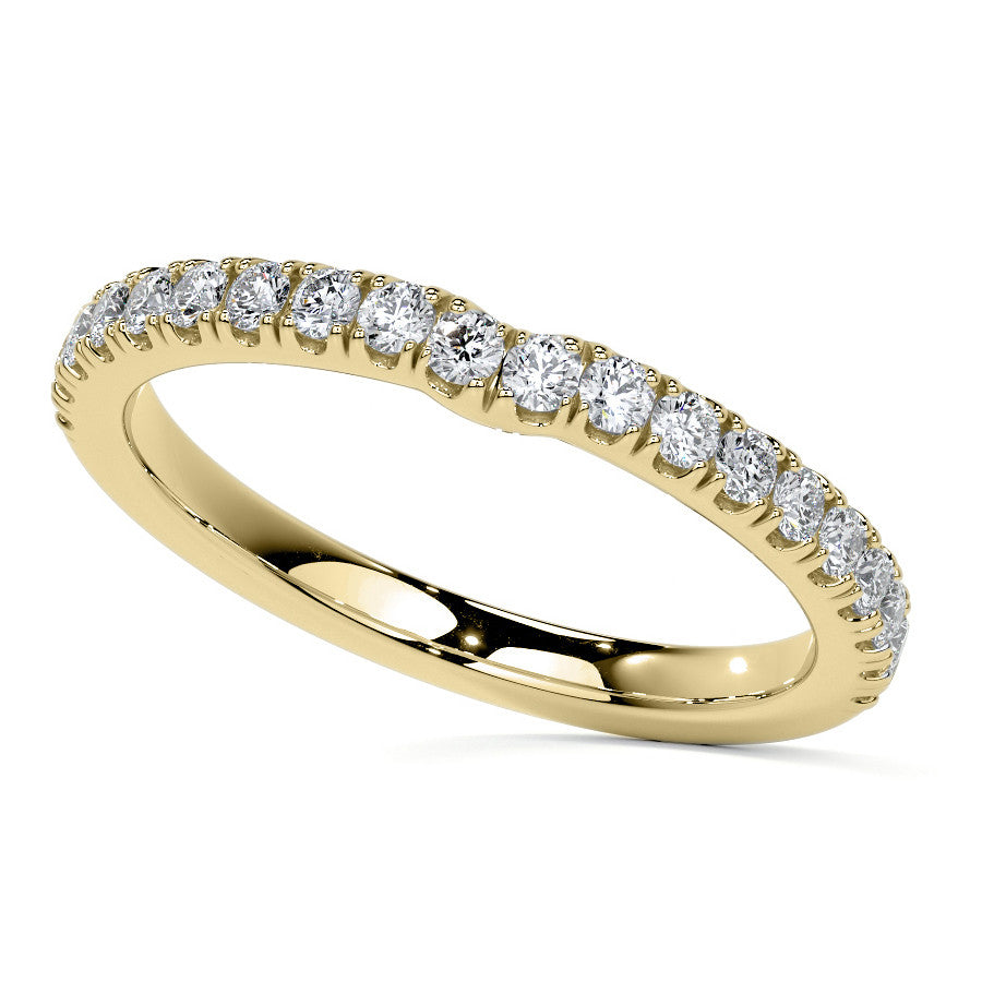 6-Prong Hidden Halo Round Brilliant Moissanite Ring