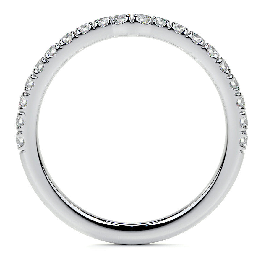 6-Prong Hidden Halo Round Brilliant Moissanite Ring