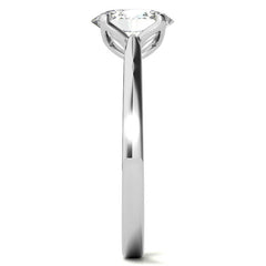 Oval Tulip Prongs Moissanite Engagement Ring