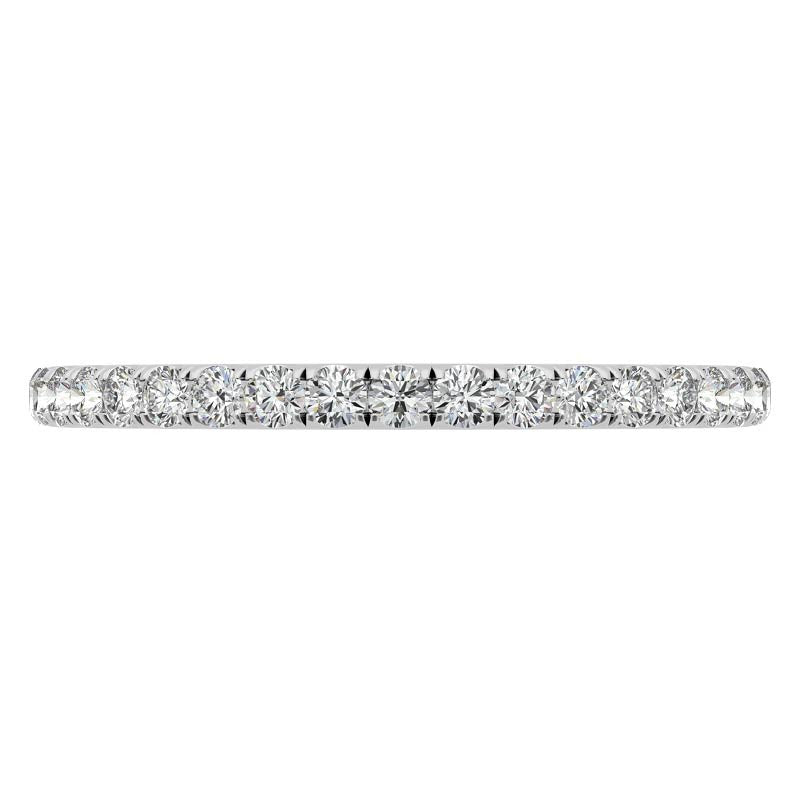 Round 6-Prong Hidden Halo Moissanite Engagement Ring