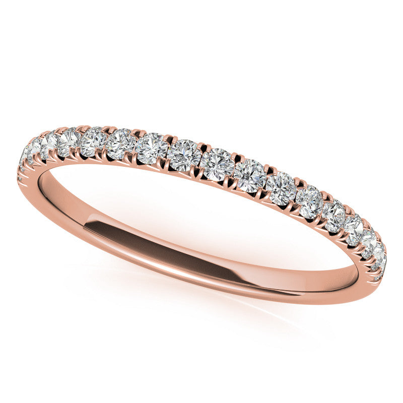 1.7mm 6-Claw Prong Round Brilliant Moissanite Engagement Ring
