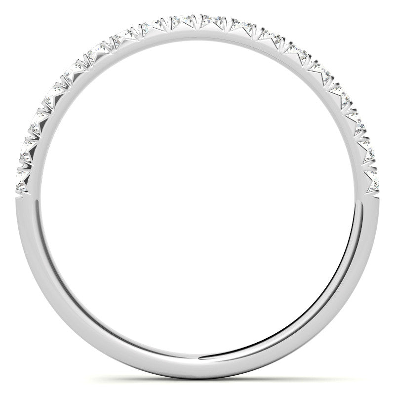 1.7mm 6-Claw Prong Round Brilliant Moissanite Engagement Ring