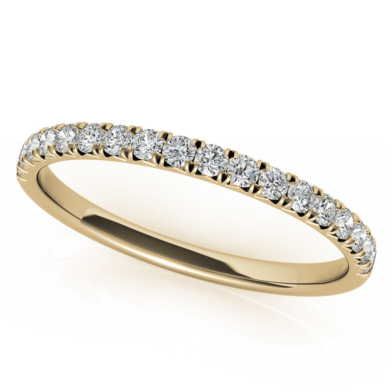 1.7mm 6-Claw Prong Round Brilliant Moissanite Engagement Ring