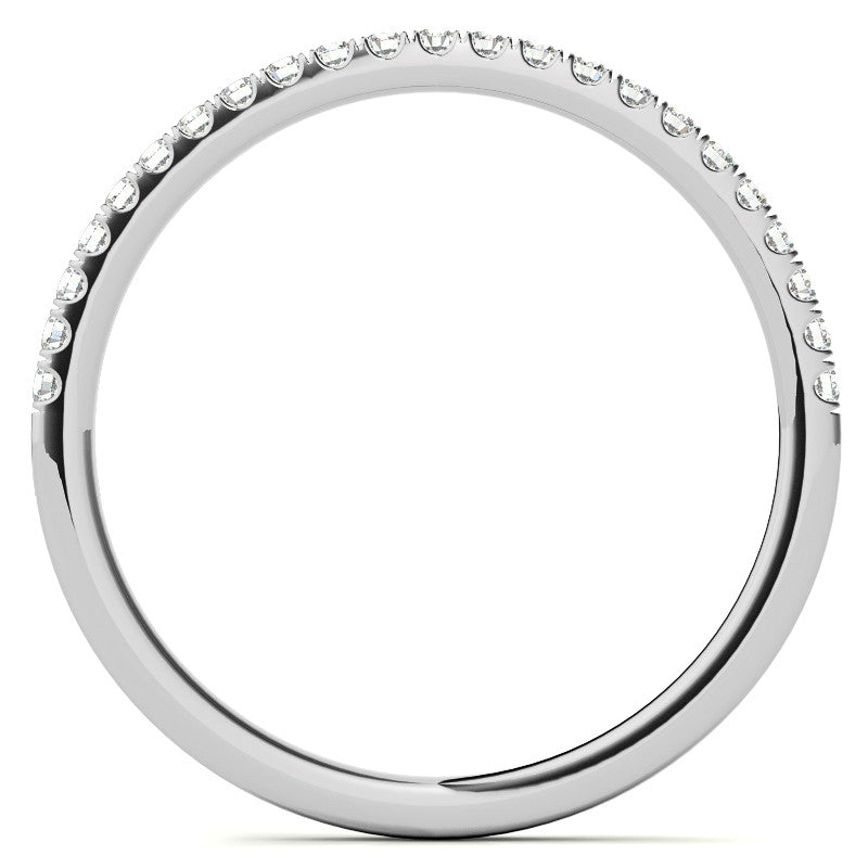 Split Shank Hidden Halo Cushion Moissanite Engagement Ring