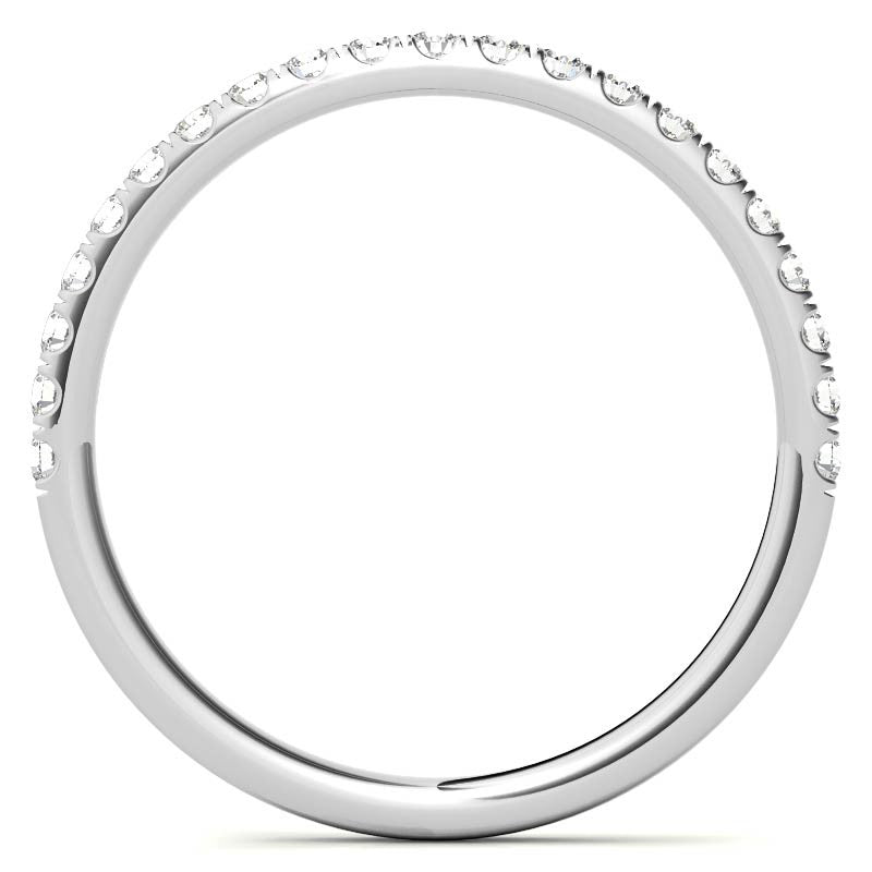 Cushion 4-Prong Hidden Halo Moissanite Engagement Ring