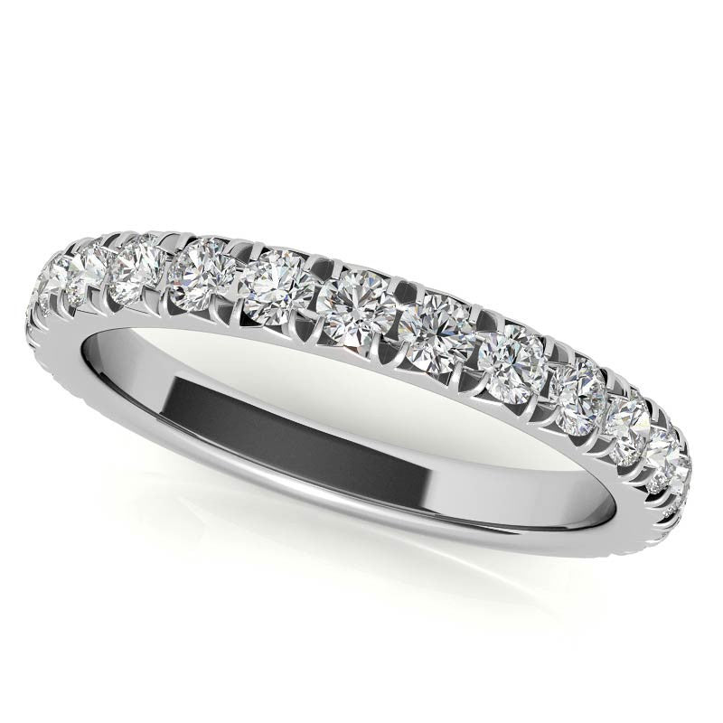 Round Brilliant Moissanite with Cushion Halo Engagement Ring