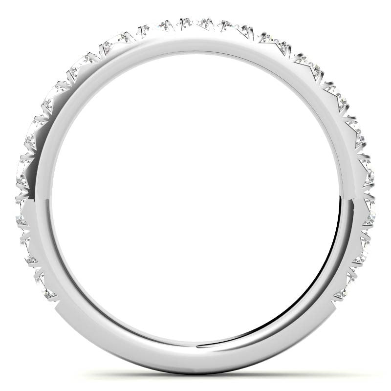 Round Brilliant Moissanite with Cushion Halo Engagement Ring