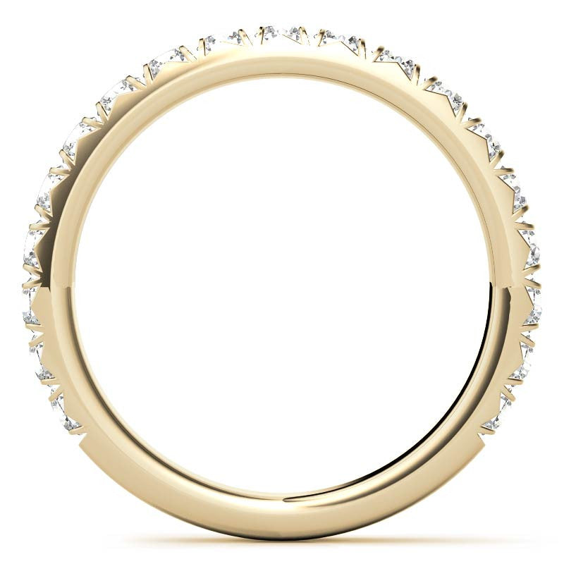 Round Brilliant Moissanite with Cushion Halo Engagement Ring